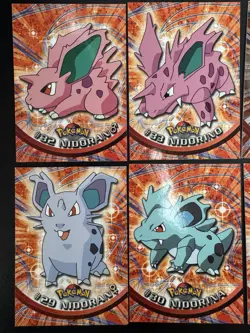 Topps Pokemon Nidoran Line Lot 6 #29-34 Holo Nidoking - Image 3