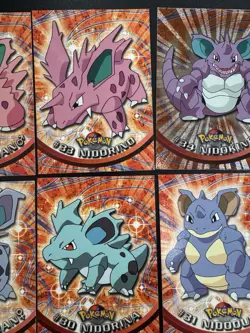 Topps Pokemon Nidoran Line Lot 6 #29-34 Holo Nidoking - Image 4