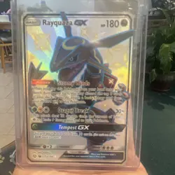 Near Mint Pokemon Rayquaza GX Alternate Art 177A/168 Promo Holo English Pokemon - Image 1