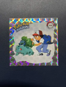 1x 1999 Artbox Pokemon Stickers Series 1 PRIZM #Pr02 Bulbasaur Sticker fast ship - Image 1