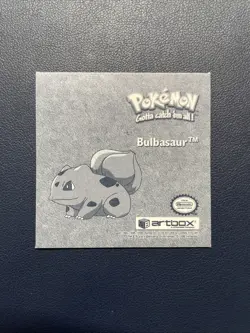 1x 1999 Artbox Pokemon Stickers Series 1 PRIZM #Pr02 Bulbasaur Sticker fast ship - Image 2