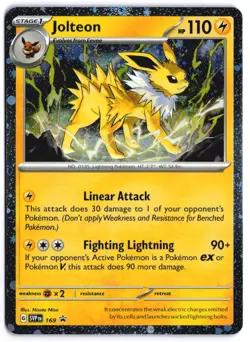 Jolteon (Cosmos Holo) 169 SV: Scarlet & Violet Promo Cards Holofoil EN Pokemo... - Image 1