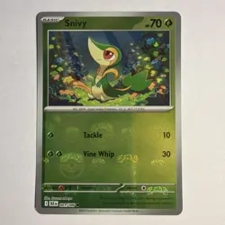 Snivy (Master Ball Pattern) 001/086 | Pokemon Sv: Black Bolt | Reverse Holo NM - Image 1