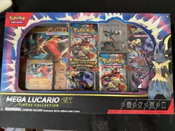 Pokemon TCG: Mega Lucario EX Figure Collection New/Factory Sealed - Image 1