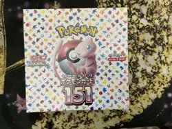 Pokemon 151 Japanese Booster Box Factory Sealed with Shrink Wrap NEW - Image 1