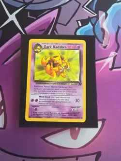 Dark Kadabra 39/82 | Team Rocket | Non Holo Pokemon Card NM - Image 1