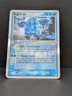 Regice Ex Hidden Legends 97/101 Holo Rare Pokemon TCG Nintendo cracked ice HP - Image 3