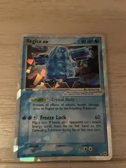Regice ex 97/101 Hidden Legends Holo LP Vintage 2004 - Image 2