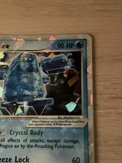 Regice ex 97/101 Hidden Legends Holo LP Vintage 2004 - Image 4