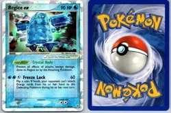 REGICE EX POKEMON HIDDEN LEGENDS 97/101 EX RARE LP HOLO - Image 1