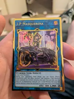 YUGIOH Gold Rare I:P Masqeurena MGED-EN035 1st Edition - Image 1
