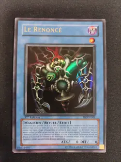 Carte Yu-Gi-Oh Le Renonce Ddp-f001 - Image 1