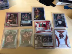 Panini UFC Trading Card Lot (67 cards) Prizm/Chronicles/Select Autos PSA - Image 3