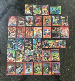 LOT of 36 Vintage Marvel Comics Trading Cards 1990’s McFarlane Xmen Fleer Ultra - Image 1