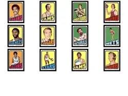 1972-73 Topps Basketball Card Lot Partial Set 224/264 Trading Cards - Image 4