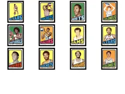 1972-73 Topps Basketball Card Lot Partial Set 224/264 Trading Cards - Image 5
