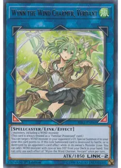 Yugioh - Wynn the Wind Charmer, Verdant (Rare) (1st Edition) - RIRA-EN046 P - Image 1