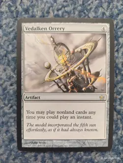 MAGIC THE GATHERING MTG: 1x VEDALKEN ORRERY FIFTH DAWN RARE MODERATE PLAY COND - Image 1
