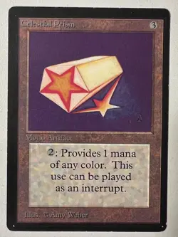 Magic the Gathering MTG Beta Celestial Prism LP (Beta Bob) - Image 1