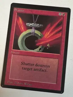 Magic the Gathering MTG Beta Shatter NM (Beta Bob) - Image 1