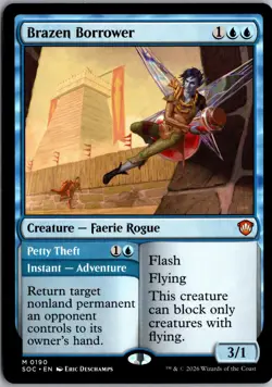 Brazen Borrower 190 Commander: Secrets of Strixhaven Magic: The Gathering NM - Image 1
