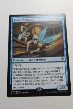 MTG Faerie Artisans x1- -Commander 2016-Lightly Played - Image 1