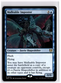 Malleable Impostor Wilds of Eldraine 10 LP x1 MTG Magic: the Gathering - Image 1