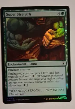 Magic The Gathering Super Strength Marvel Super Heroes Foil Singles $3 min. - Image 1
