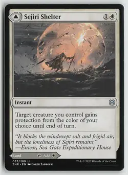 Sejiri Shelter Lightly Played 37 Zendikar Rising Magic: The Gathering - Image 1