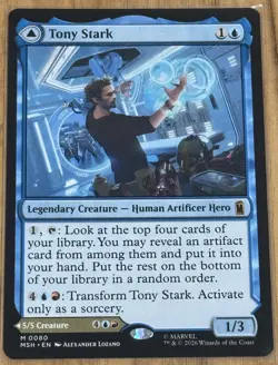 Tony Stark / The Invincible Iron Man (NM) - Eng MTG - Marvel Super Heroes - Image 1