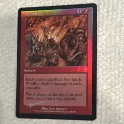 Wizards of the Coast Magic: The Gathering Wildfire 7th Ed Foil Rare English #228 - Image 2