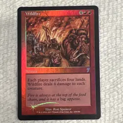 Wizards of the Coast Magic: The Gathering Wildfire 7th Ed Foil Rare English #228 - Image 3