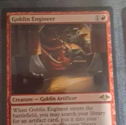 Magic: The Gathering Goblin Engineer Modern Horizons Rare #128 Regular - Image 1