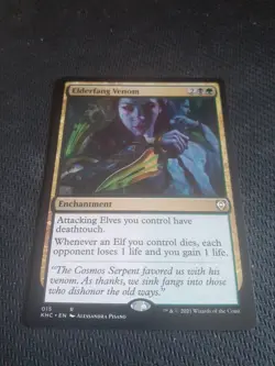 Magic: The Gathering Elderfang Venom KHC Kaldhiem Commander NM - Image 1