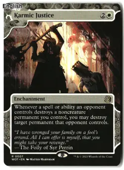 MTG Karmic Justice [WOT - 7] LP - Image 2
