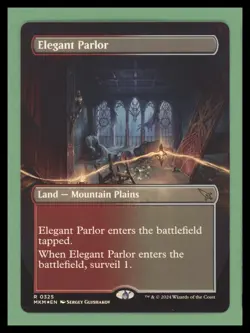 Elegant Parlor - Borderless FOIL - Murders at Karlov Manor - LP - MTG - Image 1