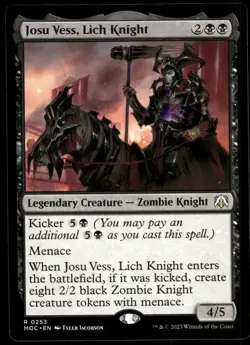 1x Josu Vess, Lich Knight - Commander: March of the Machine - NM - MTG - Image 1