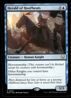 1x Herald of Hoofbeats - Commander: March of the Machine - NM - MTG - Image 1