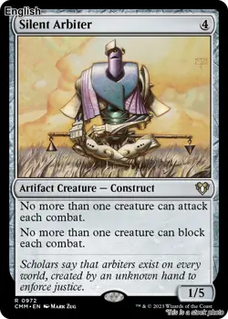 MTG Silent Arbiter [CMM - 972] LP - Image 1