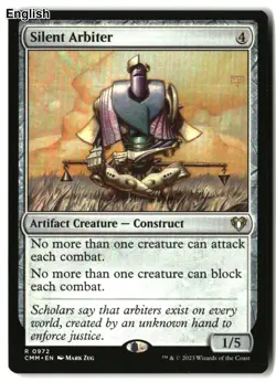 MTG Silent Arbiter [CMM - 972] LP - Image 2