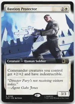 Bastion Protector (Surge Foil) R Commander: Marvel Super Heroes MSC 122 2026 NM - Image 1