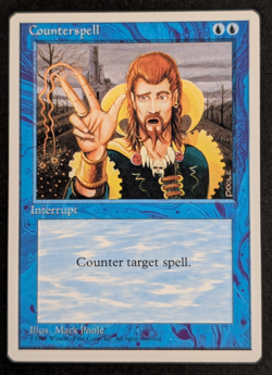 MTG Card - 1x Counterspell - Fourth Edition (4th) - NM/LP - Vintage - Magic 1995 - Image 1