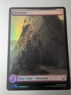 MTG - Mountain 295 Foil - Avatar: The Last Airbender NM/M Condition - Image 1