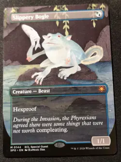 Slippery Bogle - Borderless - SPG - MTG - EN - NM - 0144 - Image 1