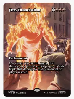 Fiery Emancipation (Borderless) Marvel Universe Eternal-Legal Regular - Image 1