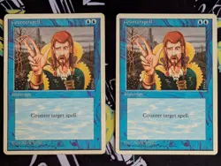 [LP] 2x Counterspell | MTG Fourth Edition | Magic the Gathering Vintage - Image 1