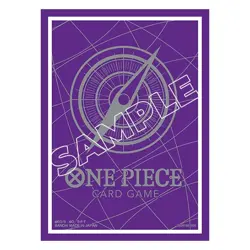 ONE PIECE CARD GAME Limited Card Sleeve -Purple Silver- - Image 1