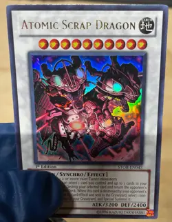 Atomic Scrap Dragon Ultra Rare Storm of Ragnarok STOR-EN043 1st ED LP - Image 2