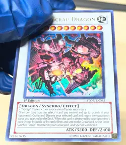 Atomic Scrap Dragon Ultra Rare Storm of Ragnarok STOR-EN043 1st ED LP - Image 4
