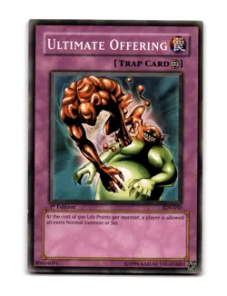 Ultimate Offering Common 1st Edition Starter Deck: Yugi SDY-050 2002 - Image 1